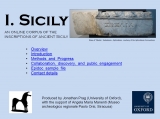 13. I.Sicily A digital corpus of inscriptions from ancient Sicily