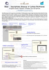 18. BILG - Inscriptiones Graecae et Latinae Bruttiorum. A digital corpus in EpiDoc of Roman Law inscriptions